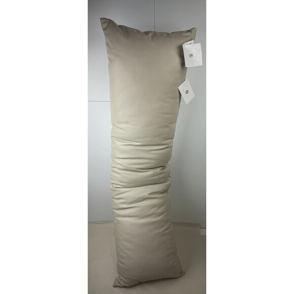 Hotel Collection Brushwork 14" x 48" Faux Leather Decorative Pillow - Picture 9 of 16